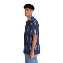 Load image into Gallery viewer, Men&#39;s Hawaiian Shirt in Blue
