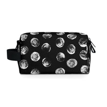 Load image into Gallery viewer, Black &amp; White Dot Toiletry Bag
