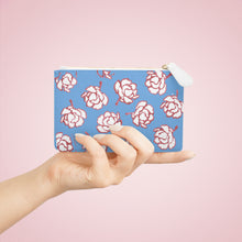 Load image into Gallery viewer, Blue &amp; Pink Floral Mini Clutch Bag
