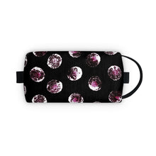 Load image into Gallery viewer, Black &amp; Pink Dot Toiletry Bag
