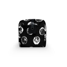 Load image into Gallery viewer, Black &amp; White Dot Toiletry Bag
