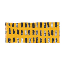 Load image into Gallery viewer, Yellow &amp; Black Printed Scarf
