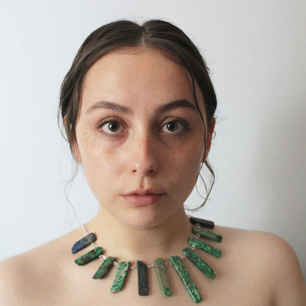 Silver + Stone Necklace