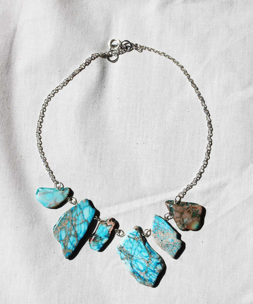 Stone & Chain Necklace